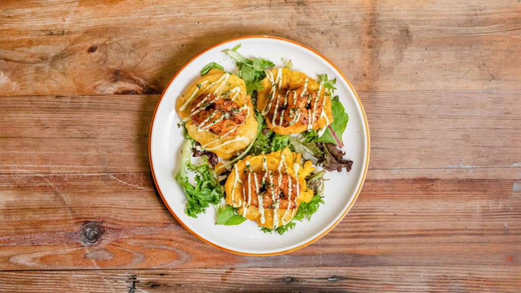 Tostones Shrimp